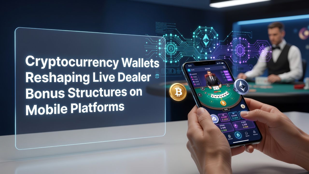 Cryptocurrency wallets op mobiele schermen met live dealer interfaces