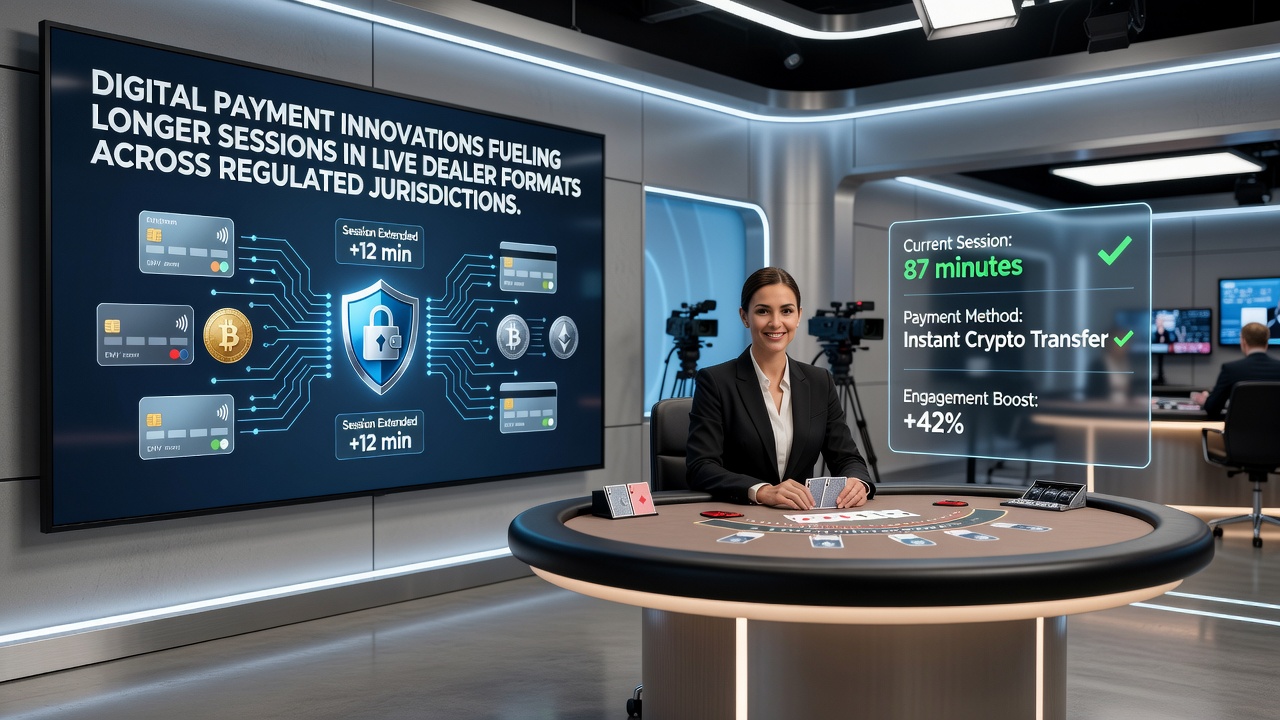 Live dealer tafels met geïntegreerde digitale betalingen op mobiele apparaten